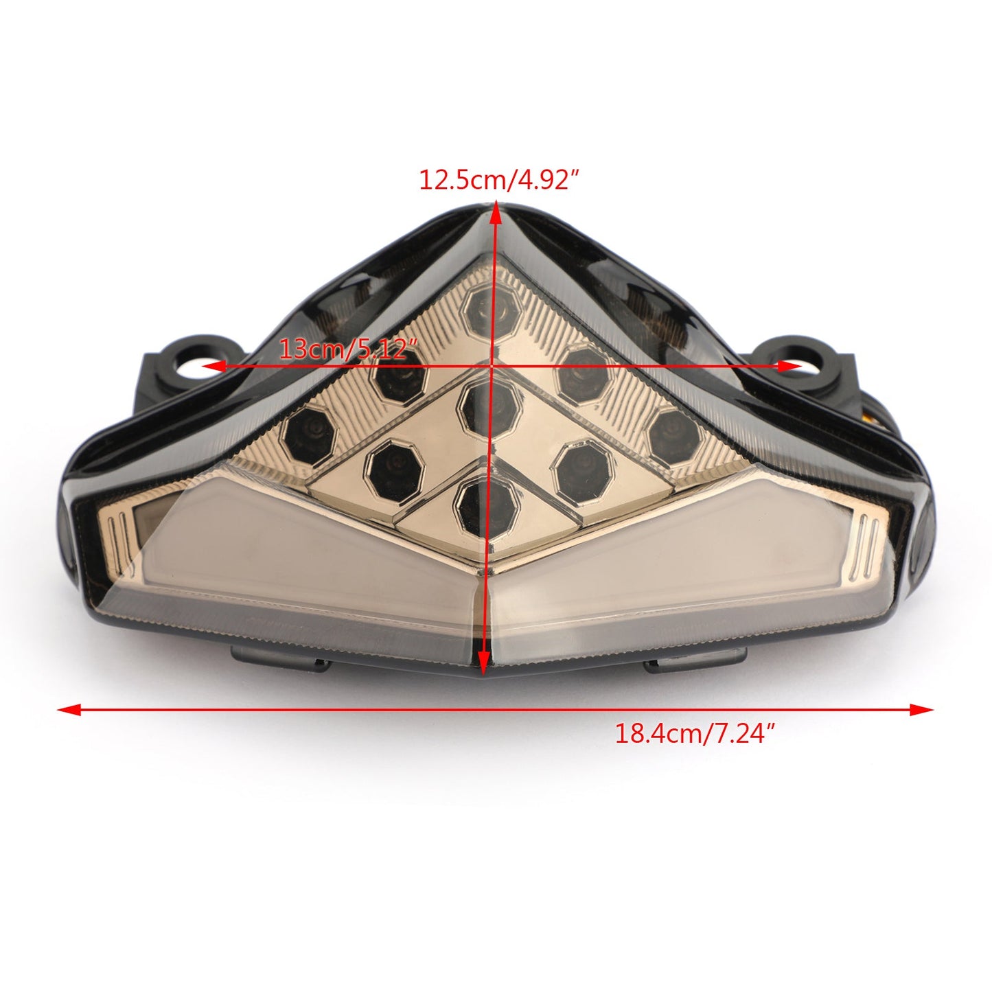 Integrated LED TailLight Turn Signals For Kawasaki ER-6 N/F 2012-2014 Smoke