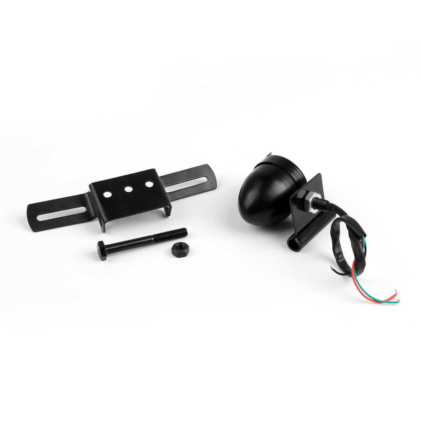 Motorcycle Brake Stop Rear Tail Light Taillight Indicator Signal Lamp Black