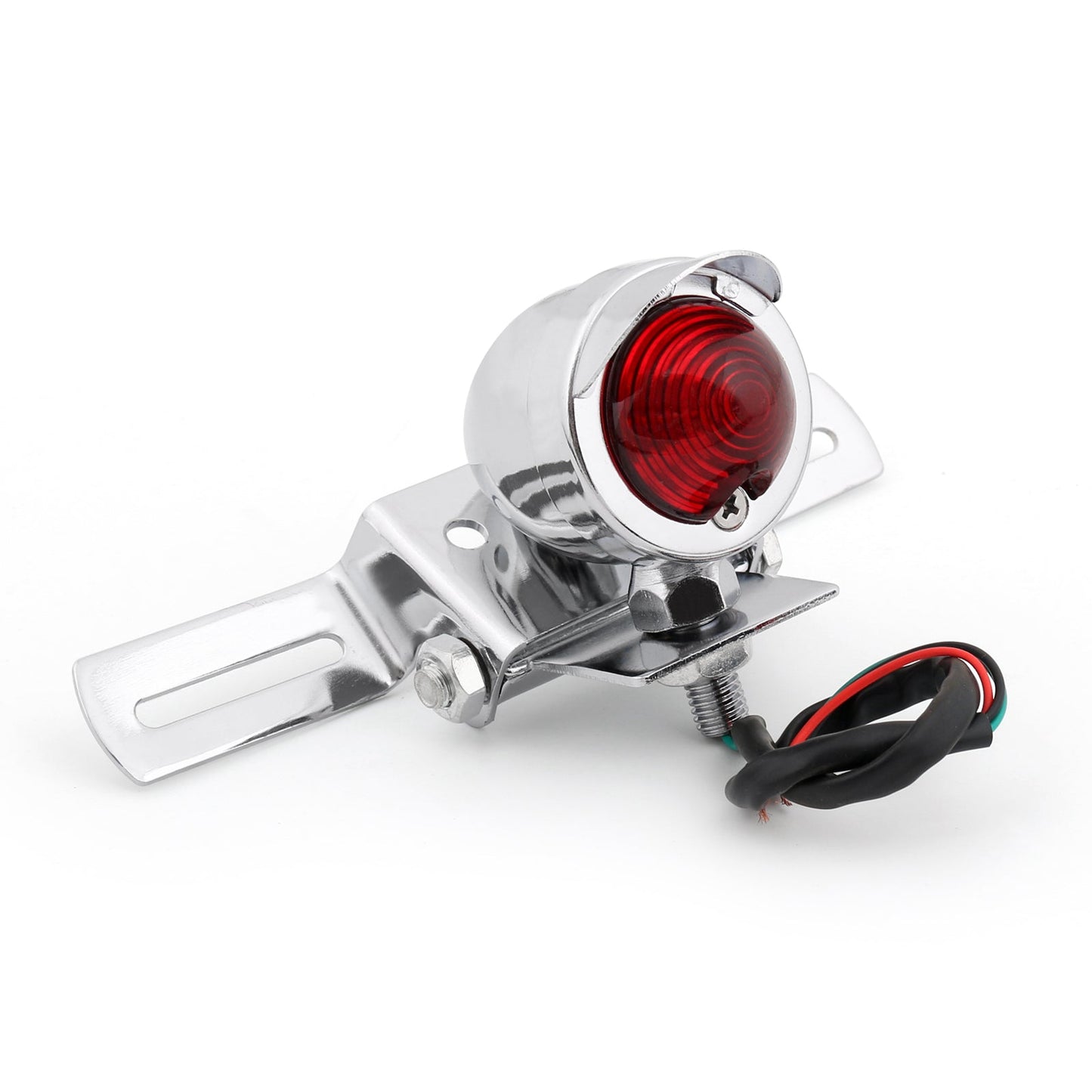 Motorcycle Brake Stop Rear Tail Light Taillight Indicator Signal Lamp Black
