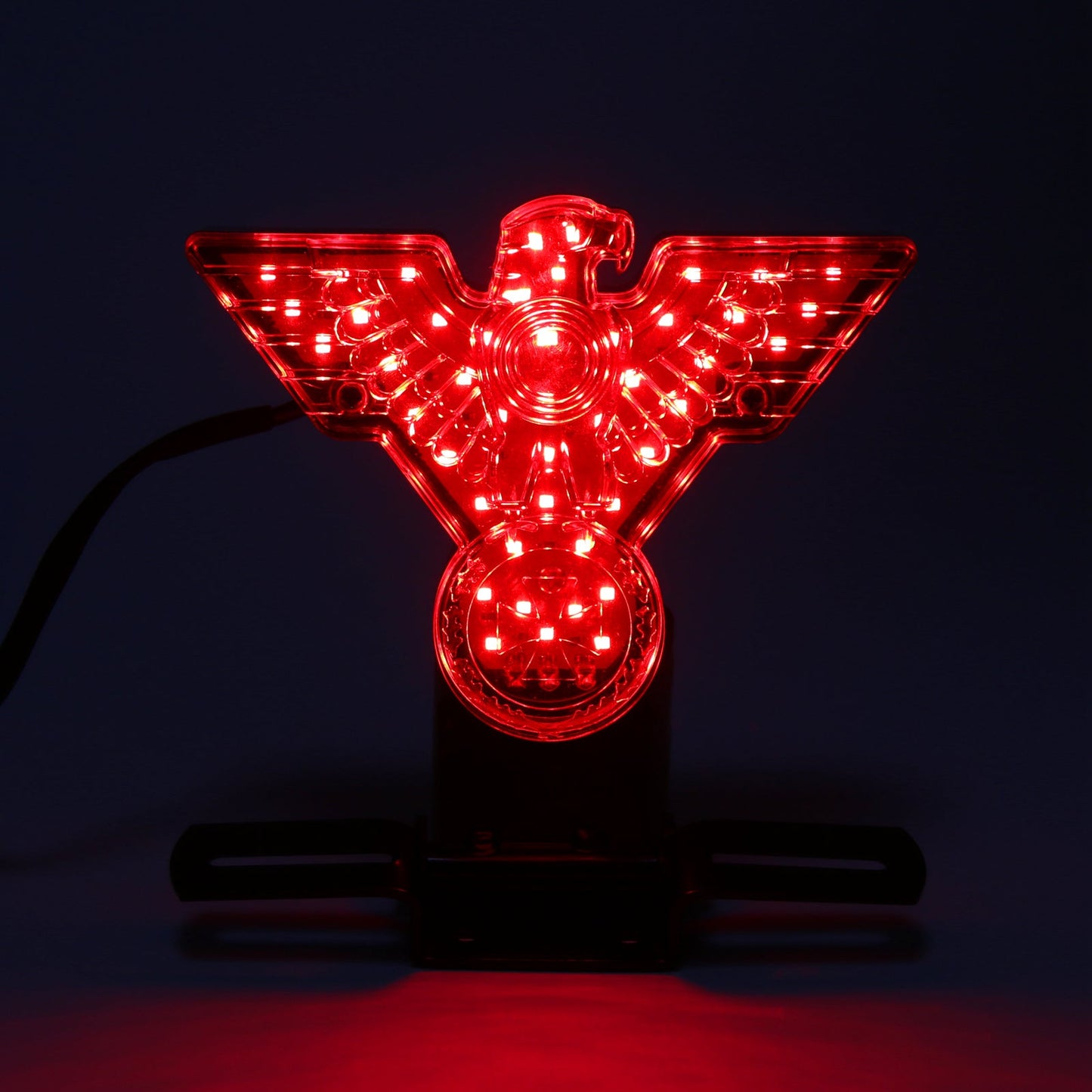 Motorcycle Eagle Led Rear Tail Light Lamp w/Plate for Chopper Bobbe