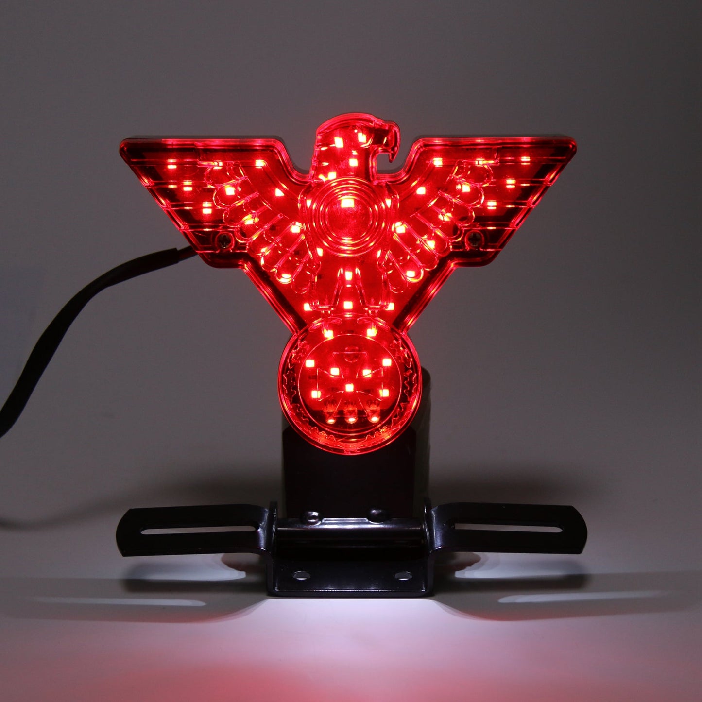 Motorcycle Eagle Led Rear Tail Light Lamp w/Plate for Chopper Bobbe