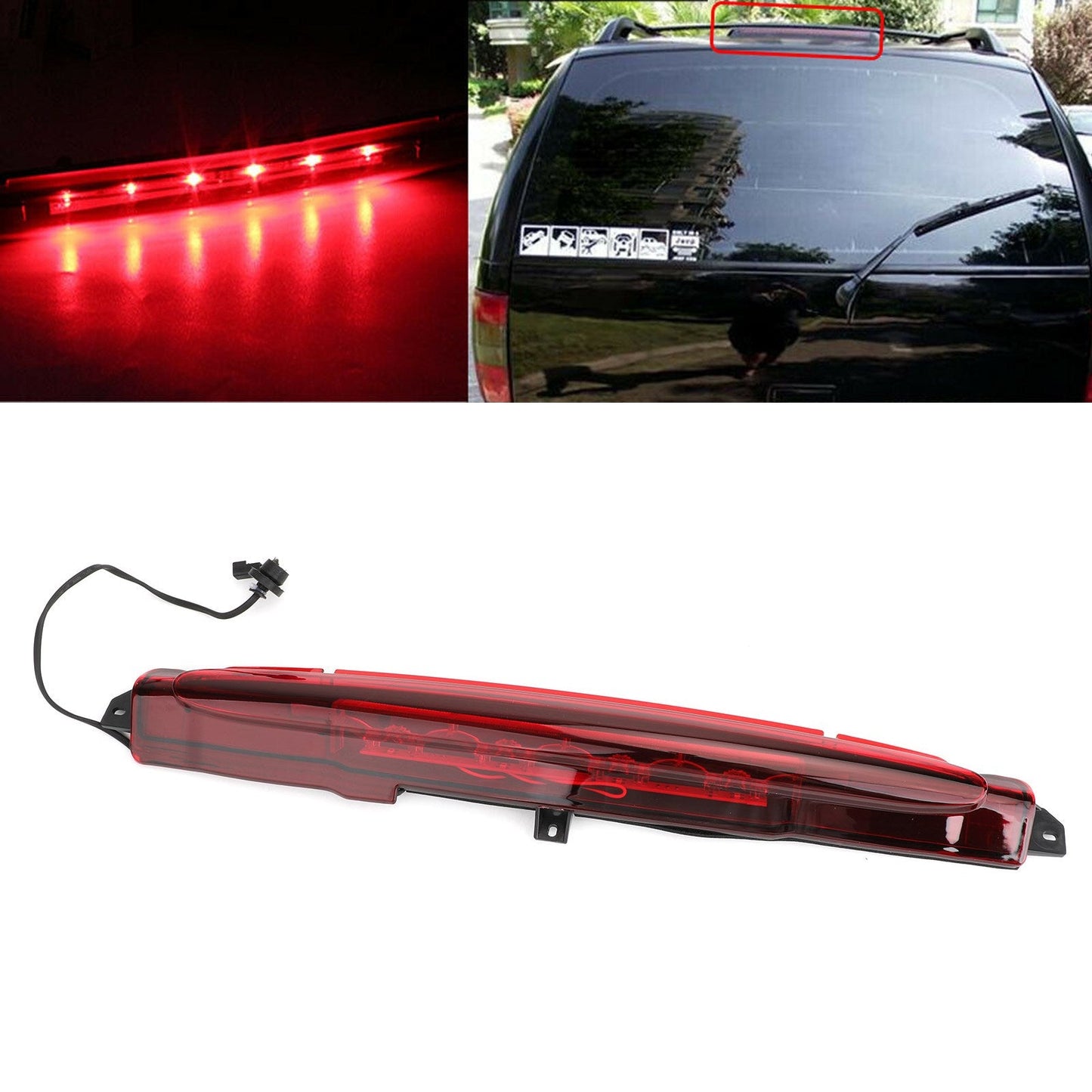 3rd Brake Light High Mount Stop Light Assembly For Trailblazer Envoy Bravada