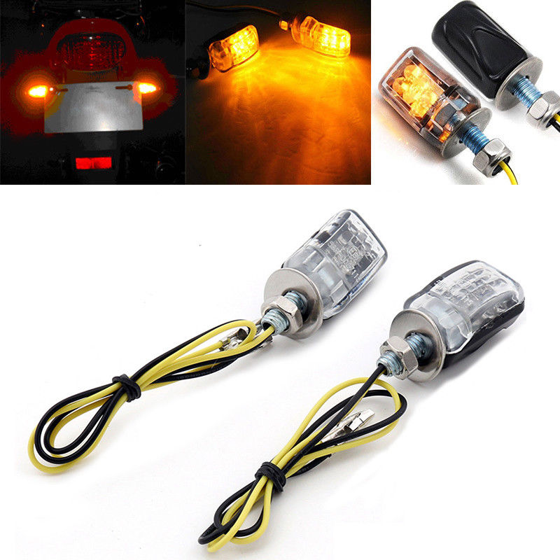 LED Micro Mini Tiny Small Indicators Turn Signals Motorcycle MotorBike Generic