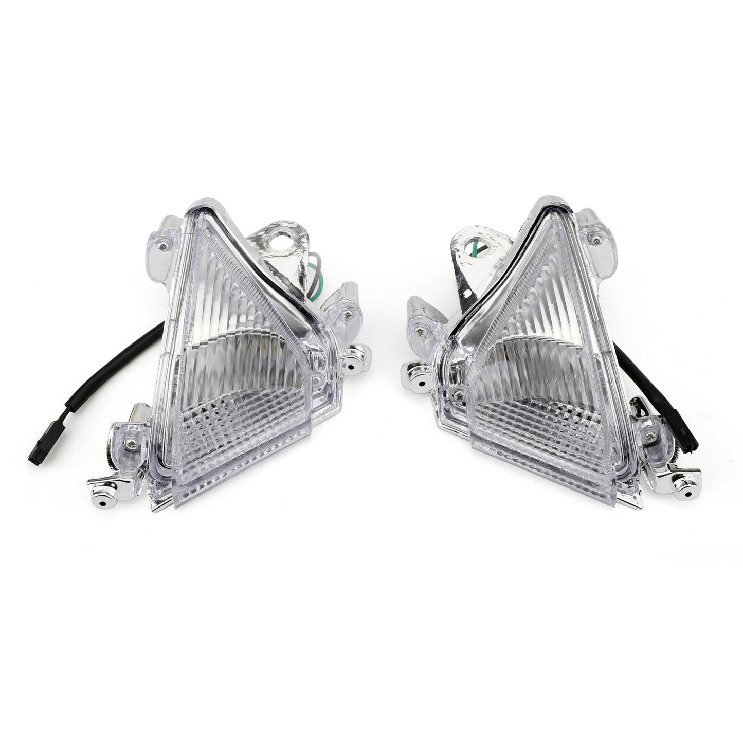Front Turn Signals Lens For Kawasaki ZX10R 2004-2005 Clear