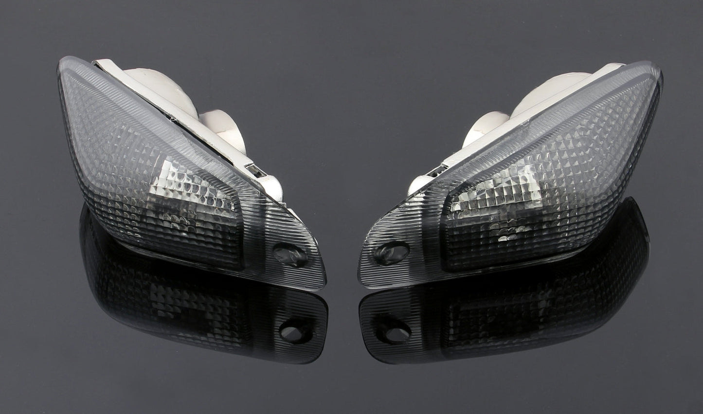 Front Turn Signals Lens For Kawasaki ZZR600 ZX600E 1994-2004 Clear