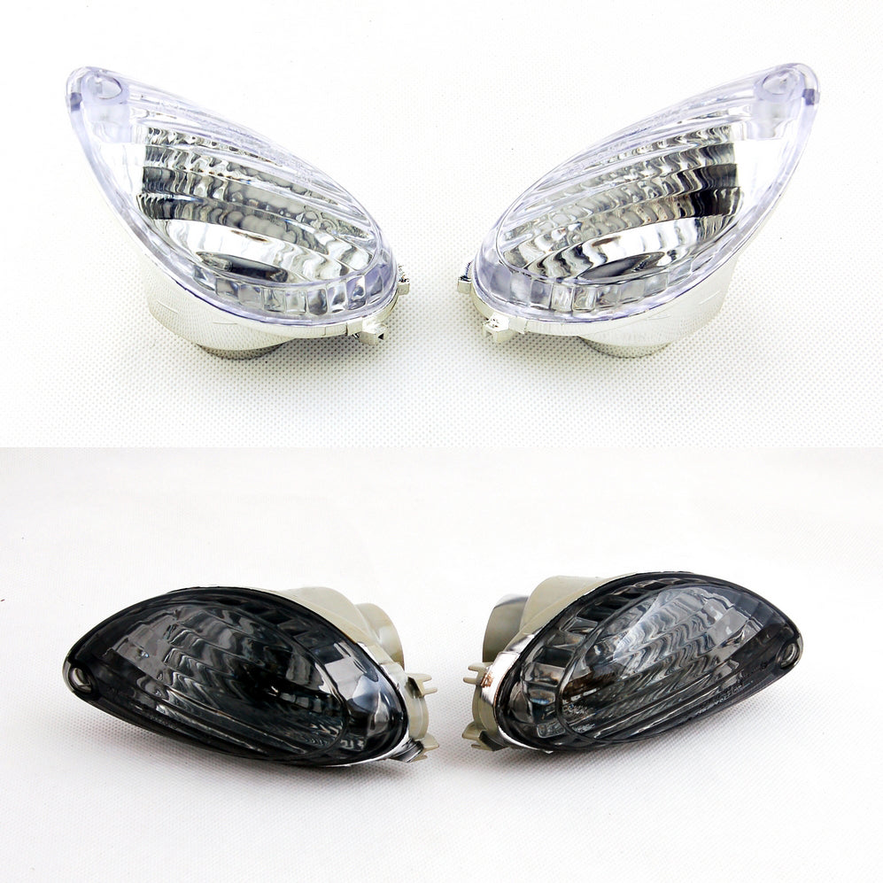 Rear Turn Signals Lens For Kawasaki Concours 08-10 ZX14R 06-10 ZX10R 06-07 Smoke