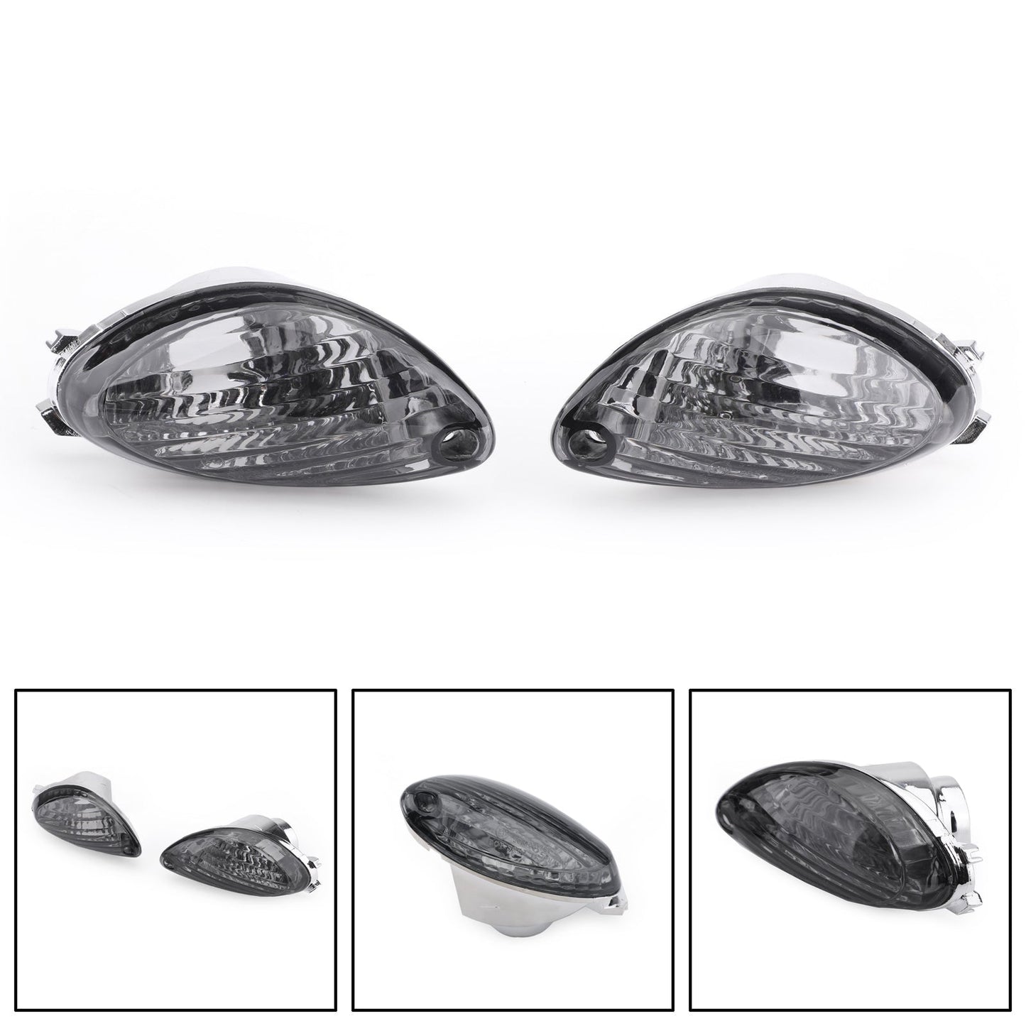 Rear Turn Signals Lens For Suzuki Hayabusa GSXR1300 2008-2012 Clear