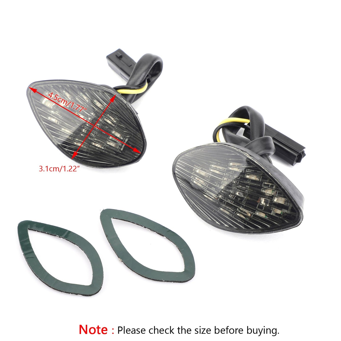 Clear Turn Signals For Honda CBR 1000 RR Flush Mount 2004-2005