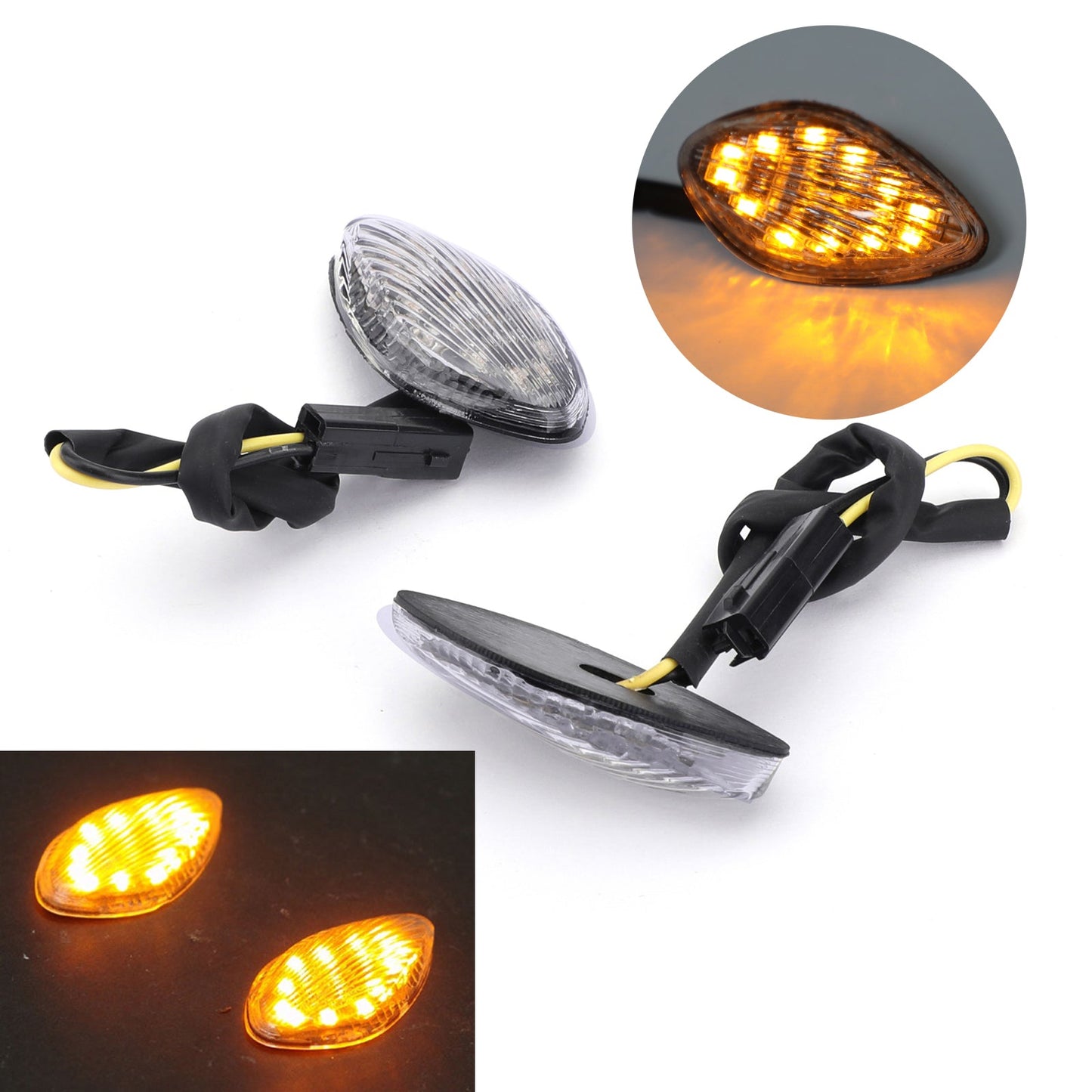 Clear Turn Signals For Honda CBR 600 F3/F4/F4i CBR 600 1000 RR CB 919