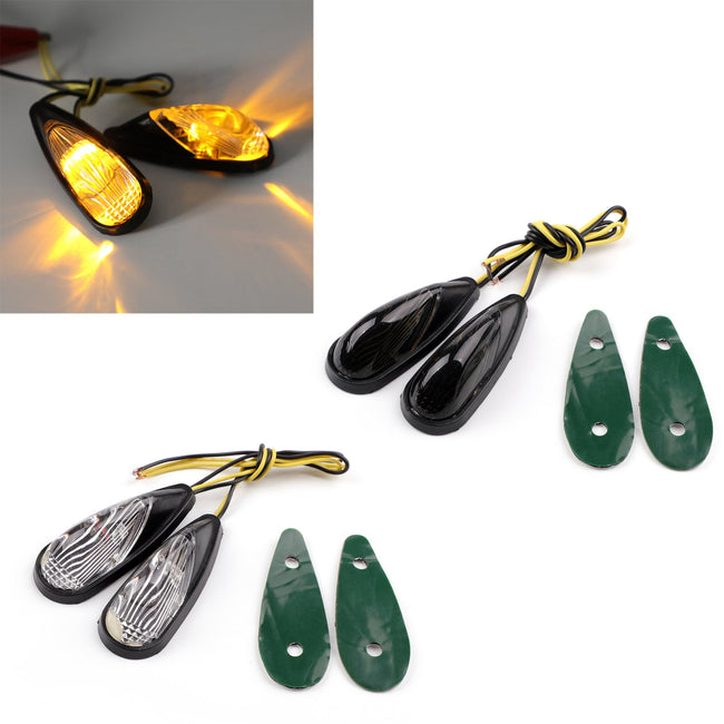 Flush Mount LED Euro Rear Turn Signals for Honda CBR 600 900 929 1000 RR