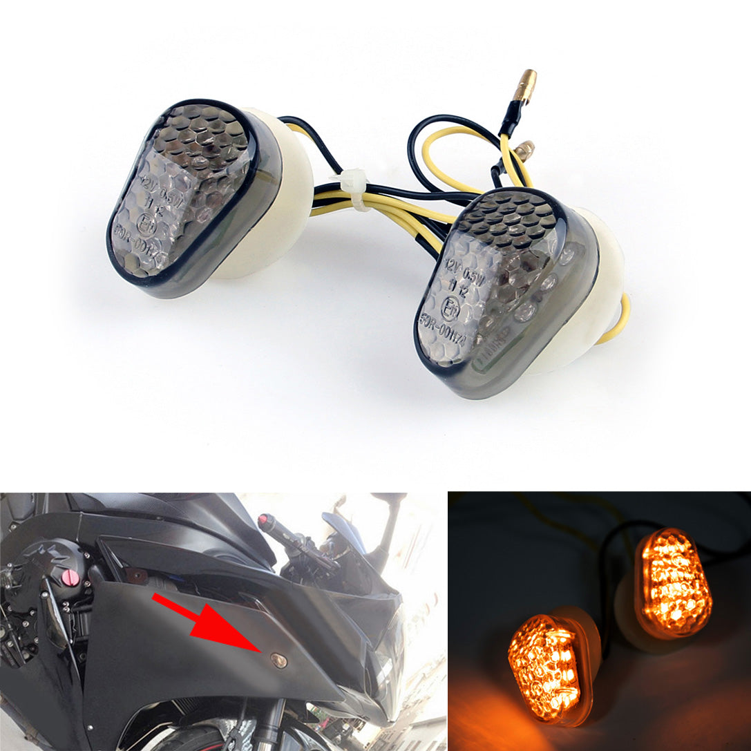 LED Turn Signals For Yamaha FZ1 2006-2013 FZ6 2004-2013 R1 2002-13 R6 03-2013 W
