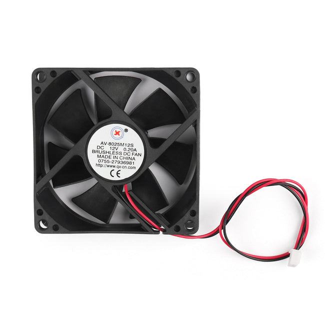 1Pc/4Pcs DC Brushless Cooling PC Computer Fan 12V 8025s 80x80x25mm 0.2A 2 Pin Wire