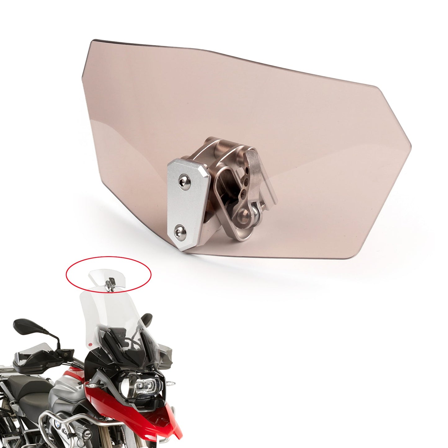 Windshield Windscreen For Universal Motorcycle motobike Transparent Spoiler Shield Generic