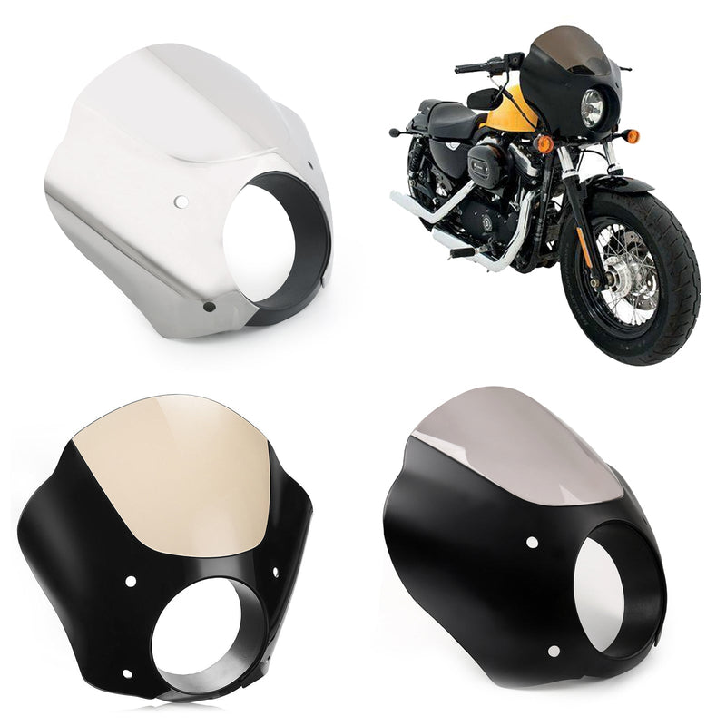 Windshield Cafe Racer Windscreen Fairing For Harley Sportster XL 883 1200, 3 colors