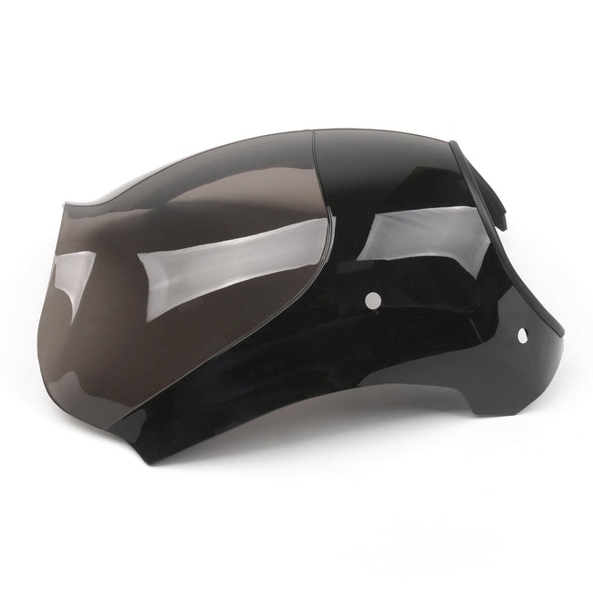 Headlight Fairing Bullet Windshield & Bracket For Harley Road King FLHR 94-17
