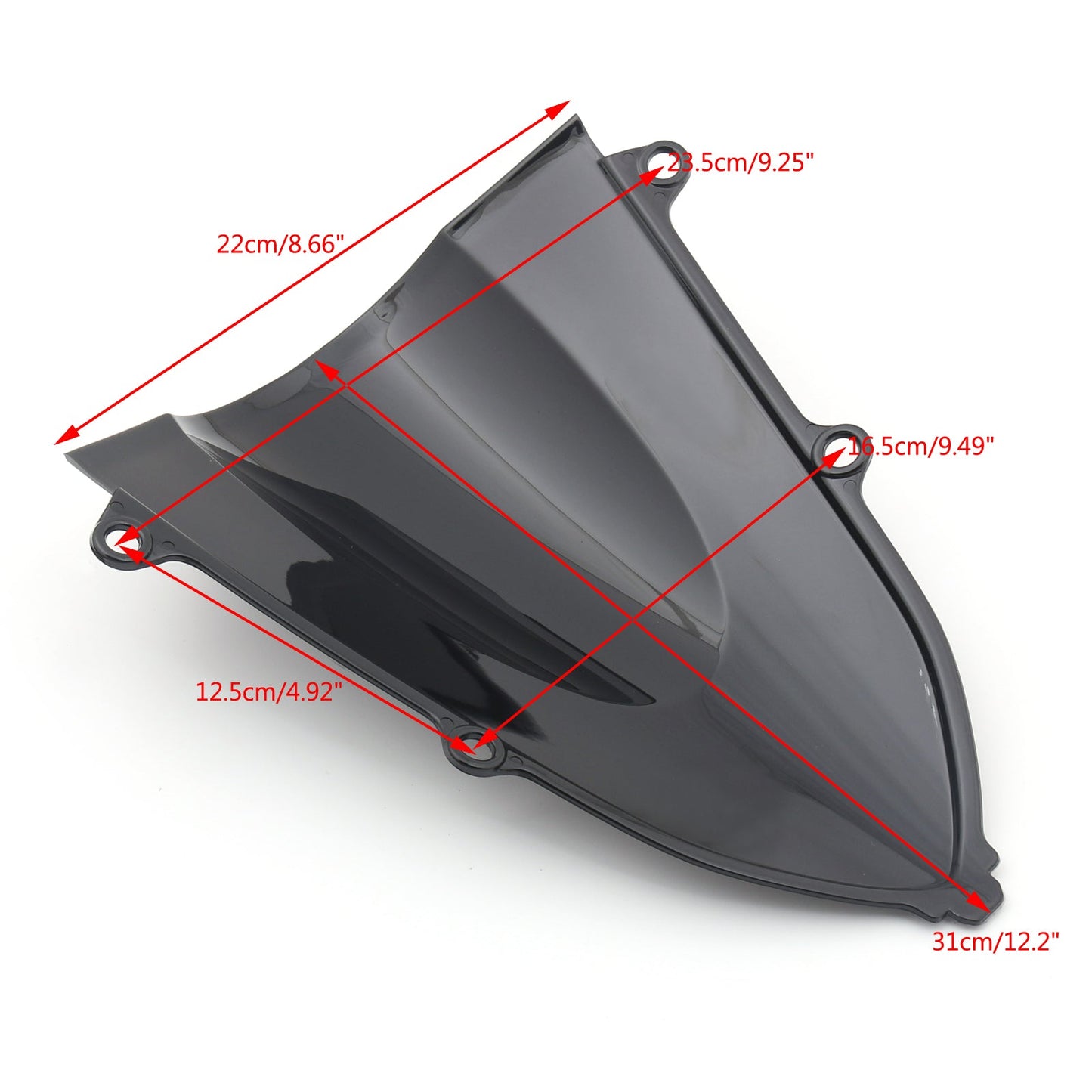 Windshield WindScreen Double Bubble For Honda CBR250RR 2017-2018 Generic