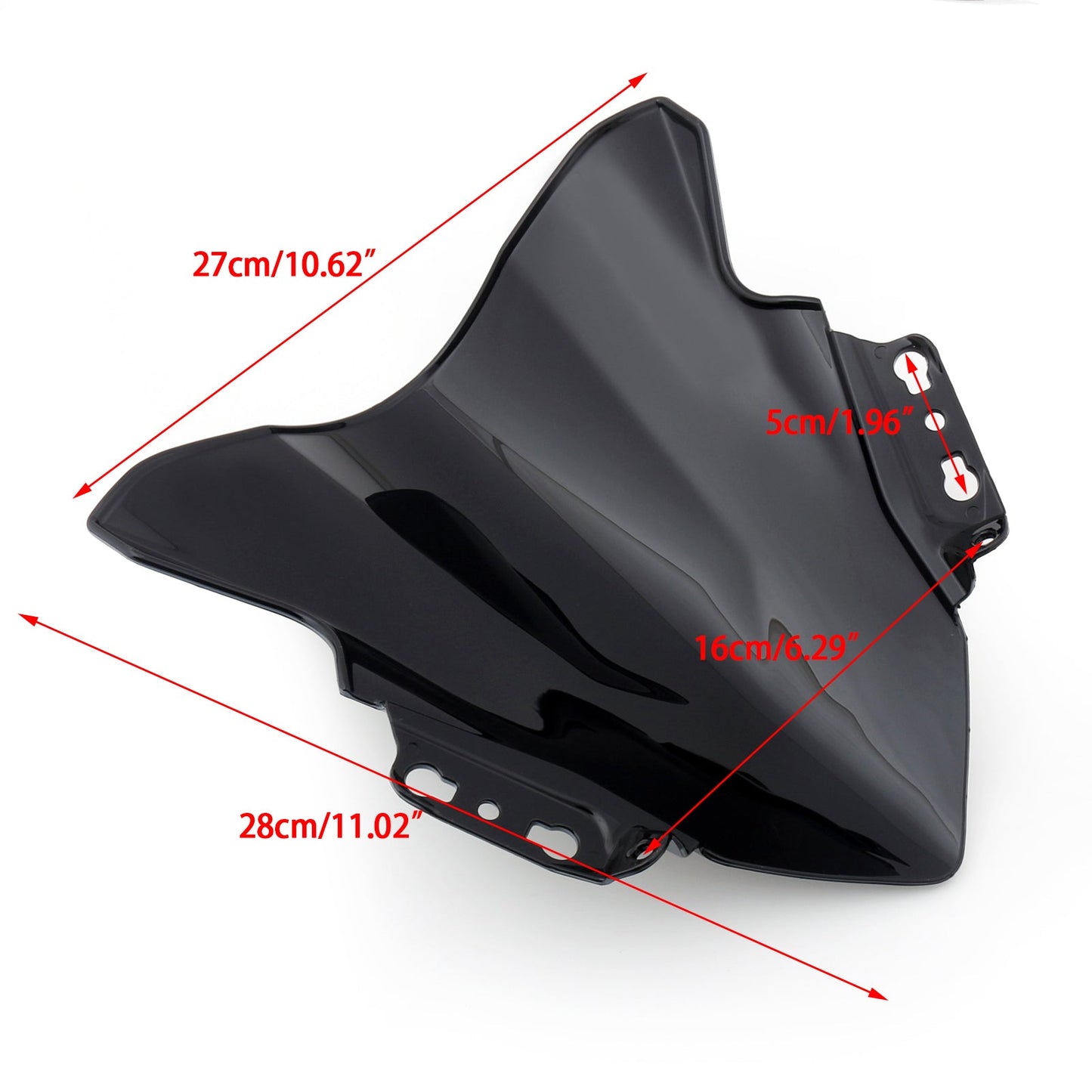 ABS Motorcycle Windshield Windscreen For Kawasaki Ninja 250SL 2014-2017 Generic