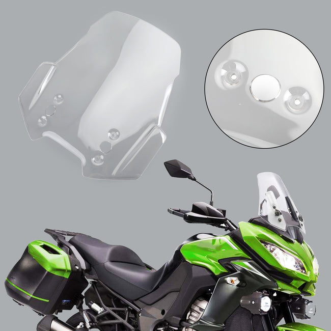 ABS Windshield Windscreen For Kawasaki 2015-18 Versys 650 1000 KLE650 KLZ1000
