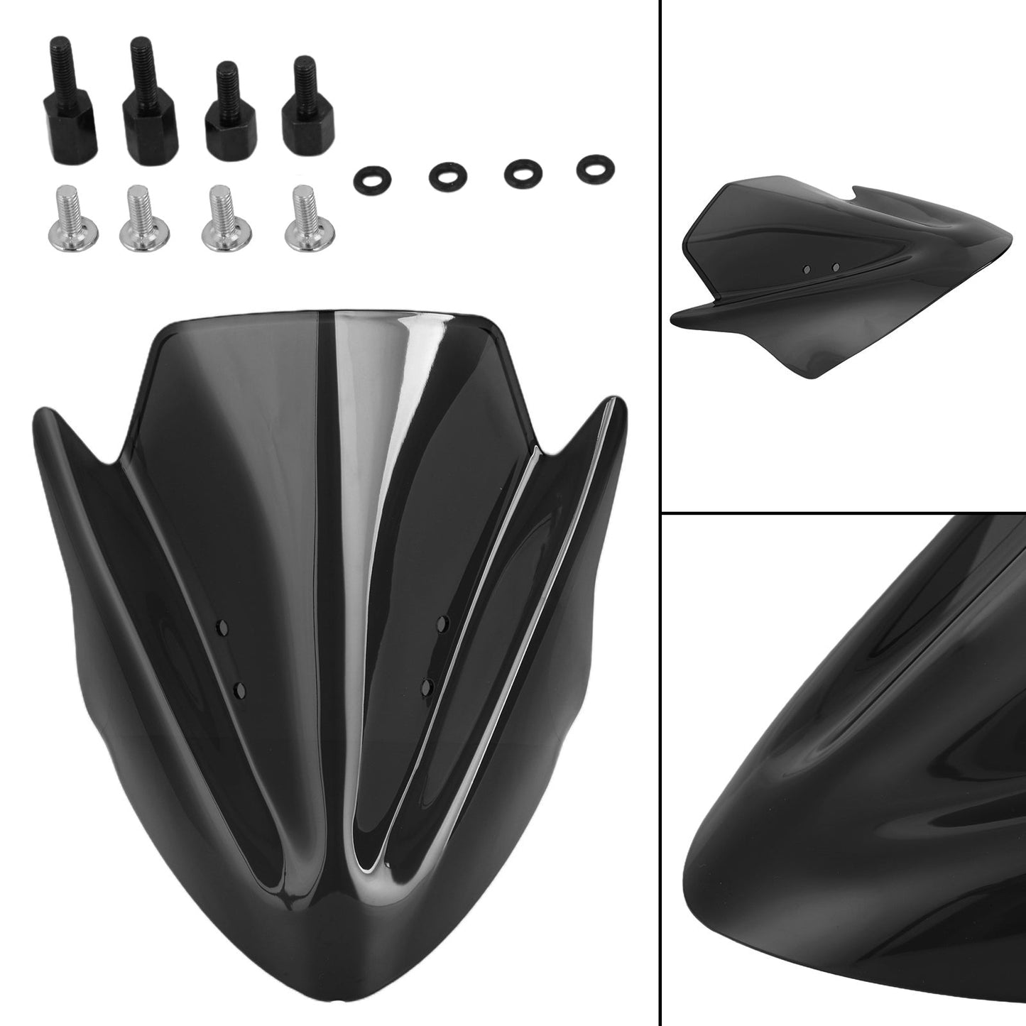 Windshield Windscreen Wind Shield Protector for Kawasaki ER6N ER-6N 2012-2016