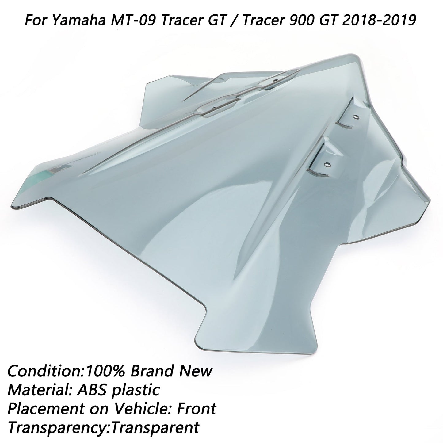 Motorcycle Windshield WindScreen For Yamaha MT-09 Tracer GT Tracer 900 GT 18-20 Generic