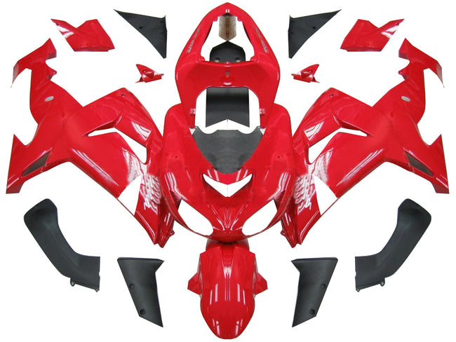 2006-2007 Kawasaki ZX 10R Amotopart Fairings Red Ninja Racing