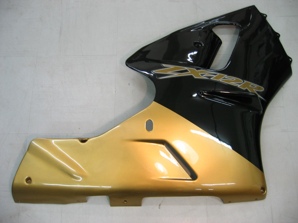 2000-2001 Kawasaki ZX12R Amotopart Fairings Black & Gold ZX12R Racing