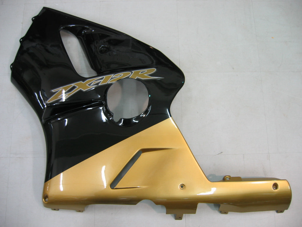 2000-2001 Kawasaki ZX12R Amotopart Fairings Black & Gold ZX12R Racing