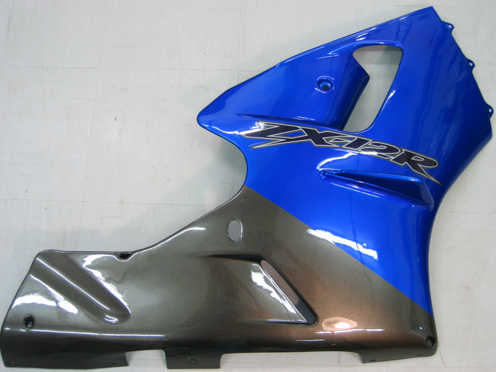 2000-2001 Kawasaki ZX12R Amotopart Fairings Blue & Black ZX12R Racing