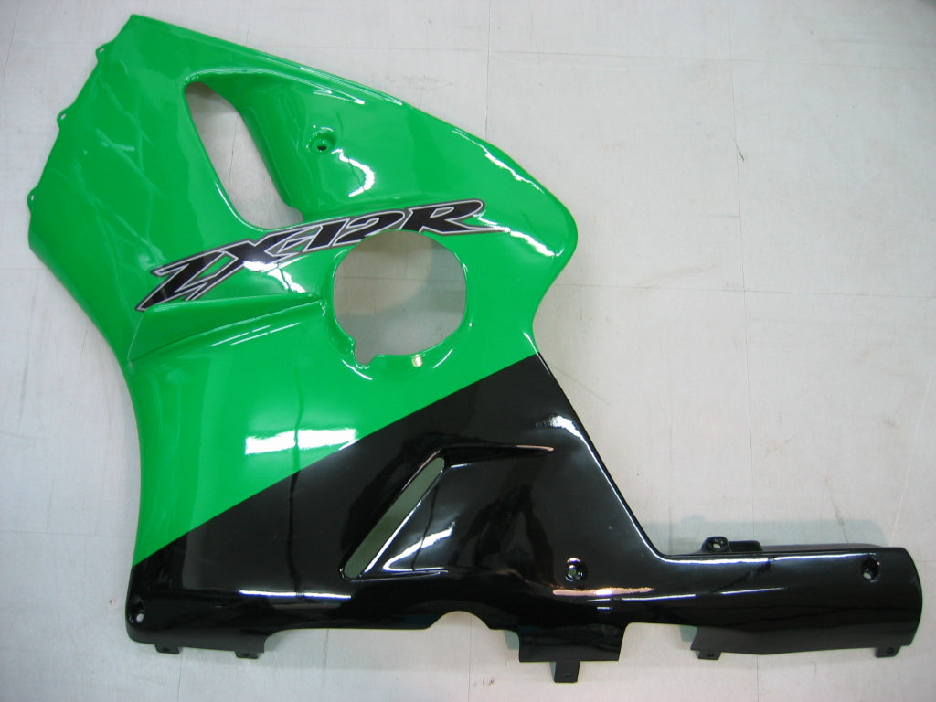 2000-2001 Kawasaki ZX12R Amotopart Fairings Green & Black ZX12R Racing