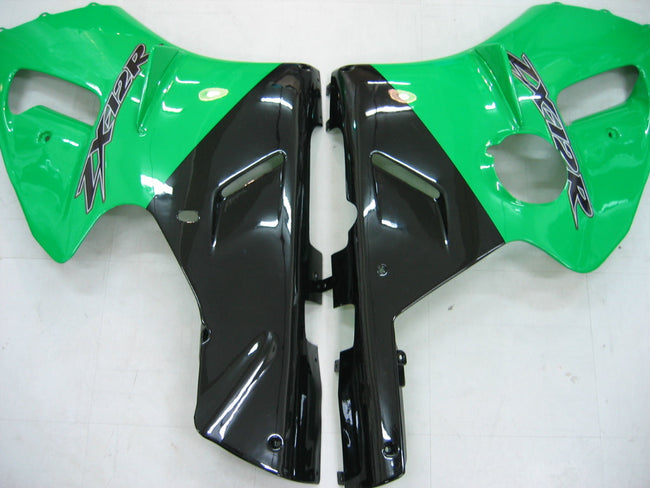 2000-2001 Kawasaki ZX12R Amotopart Fairings Green & Black ZX12R Racing