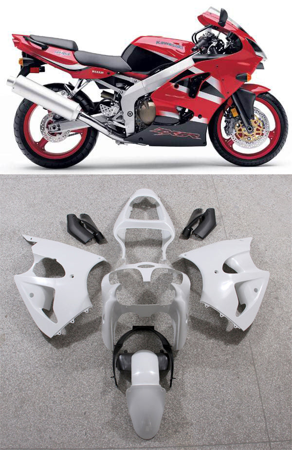 Generic Fit For Kawasaki ZX6R 636 (2000-2002) Bodywork Fairing ABS Injection Molded Plastics Set 13 Style