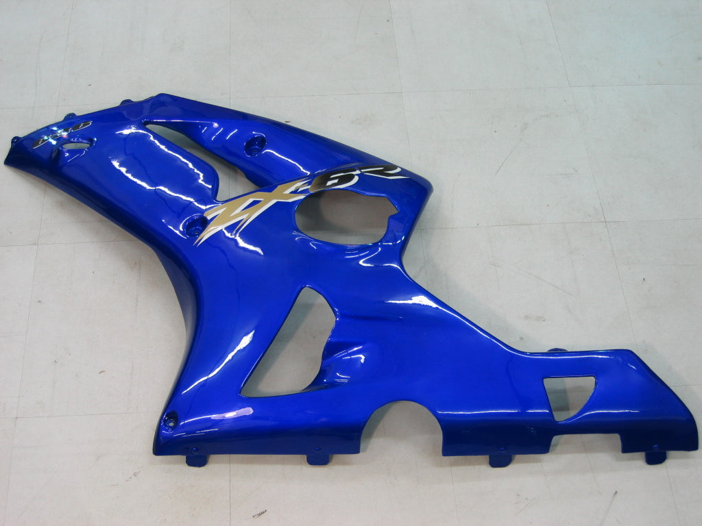 2003-2004 Kawasaki ZX6R 636 Amotopart Fairings Blue Ninja Racing