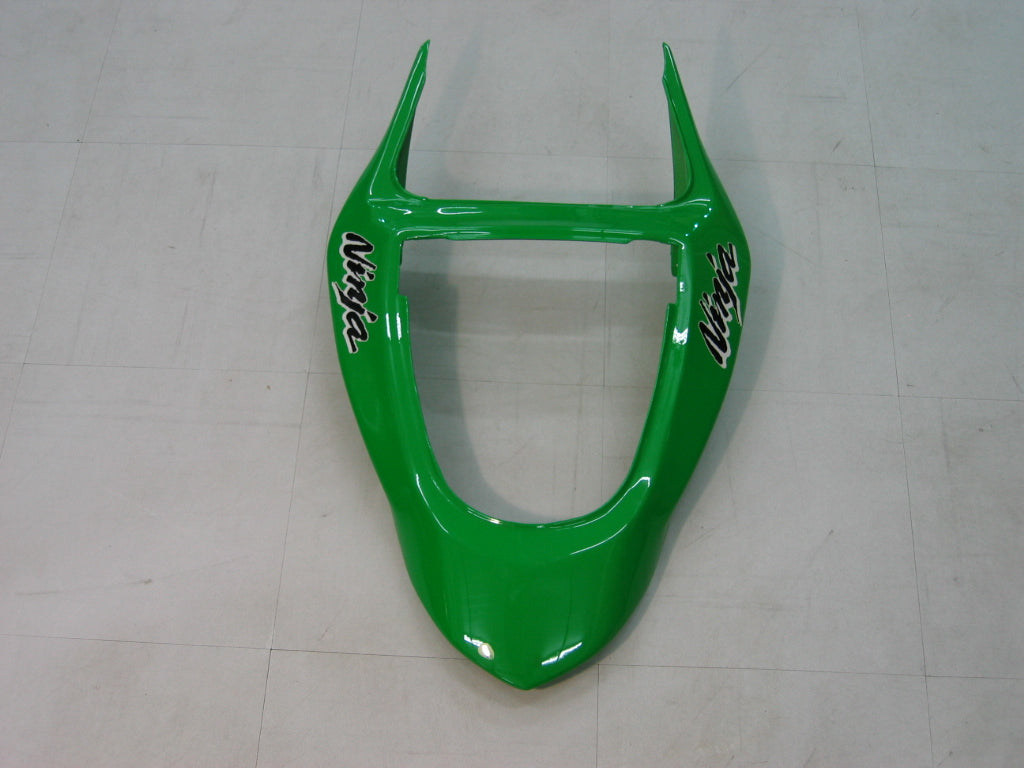 2003-2004 Kawasaki ZX6R 636 Amotopart Fairings Green Ninja Racing