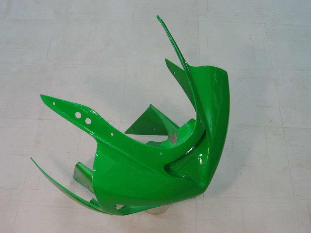 2003-2004 Kawasaki ZX6R 636 Amotopart Fairings Green Ninja Racing