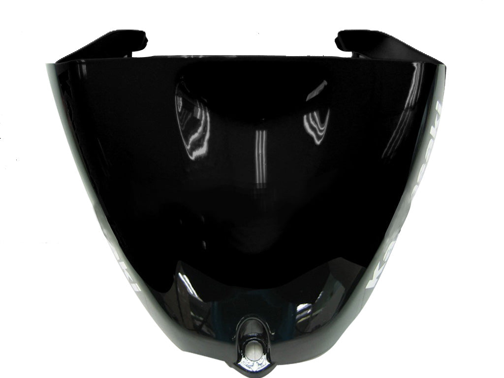 2005-2006 Kawasaki ZX6R 636 Amotopart Fairings Black & Red Flame Ninja Racing Customs Fairing