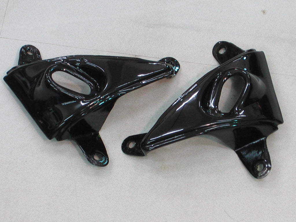 2005-2006 Kawasaki ZX6R 636 Amotopart Fairings Black ZX6R Racing Customs Fairing