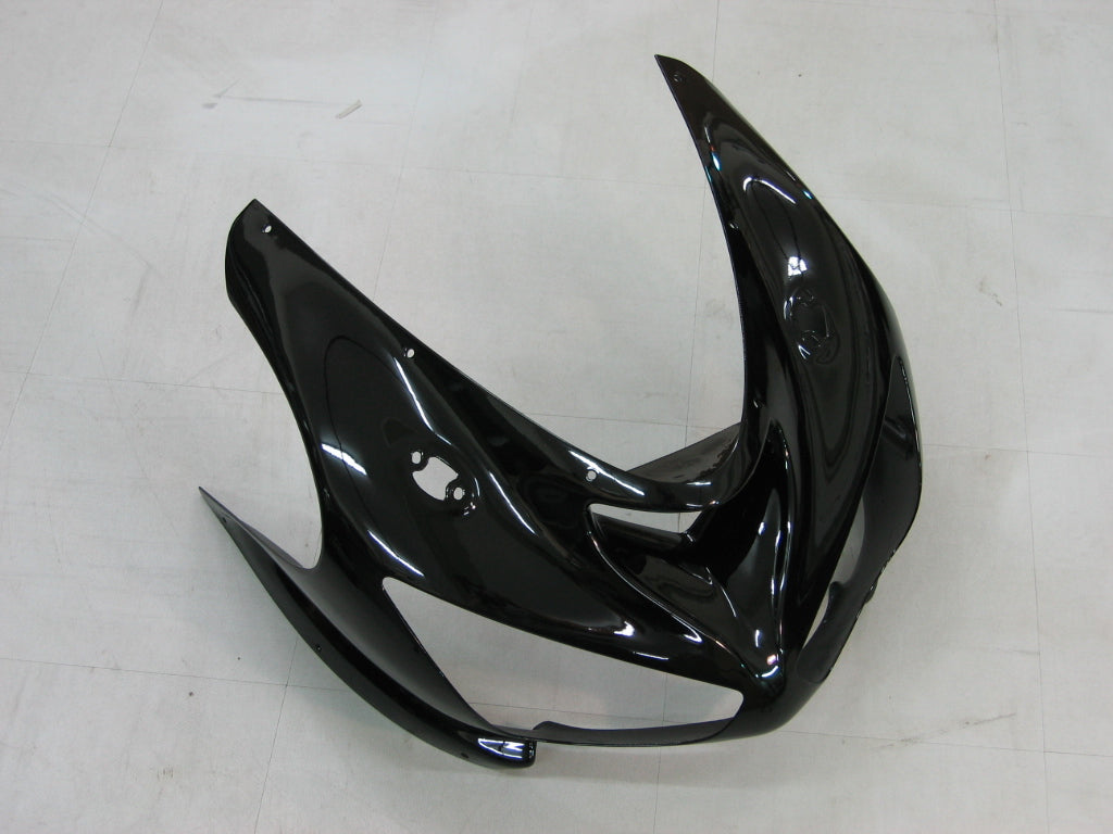 2005-2006 Kawasaki ZX6R 636 Amotopart Fairings Black ZX6R Racing Customs Fairing