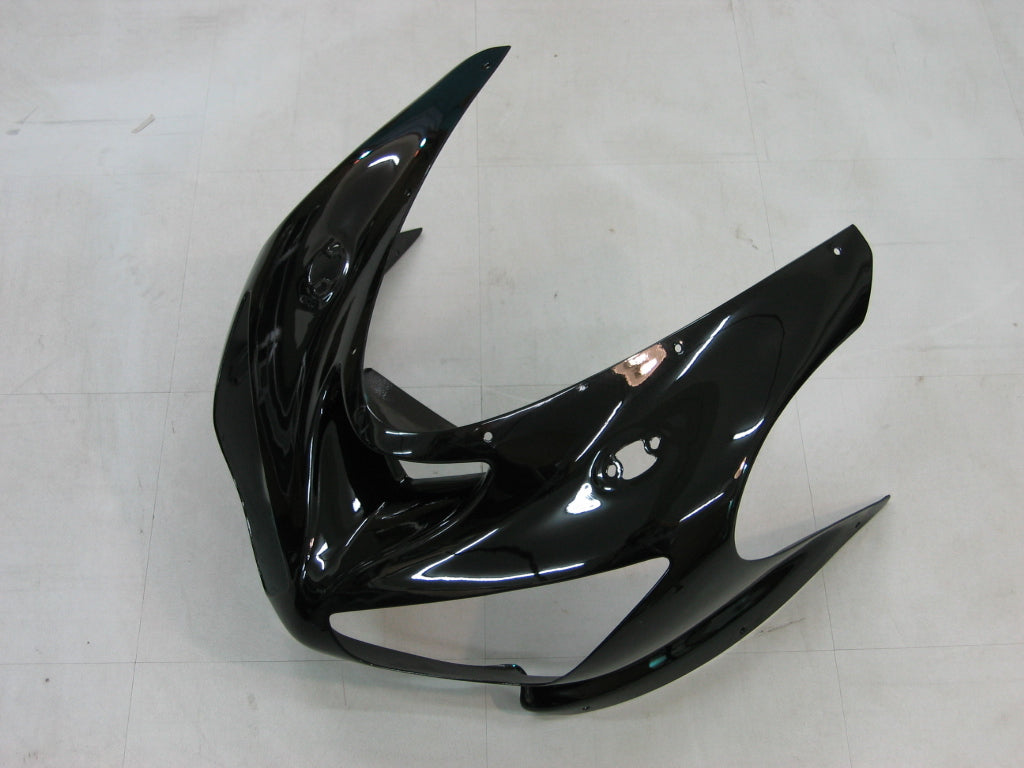 2005-2006 Kawasaki ZX6R 636 Amotopart Fairings Black ZX6R Racing Customs Fairing