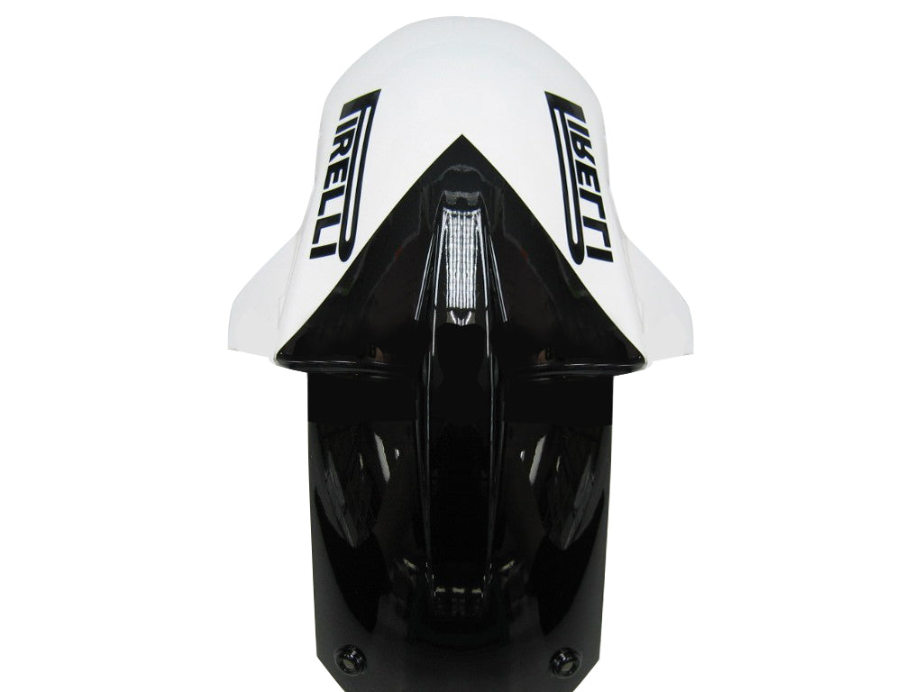 2005-2006 Kawasaki ZX6R 636 Amotopart Fairings White Black Corona Racing Customs Fairing