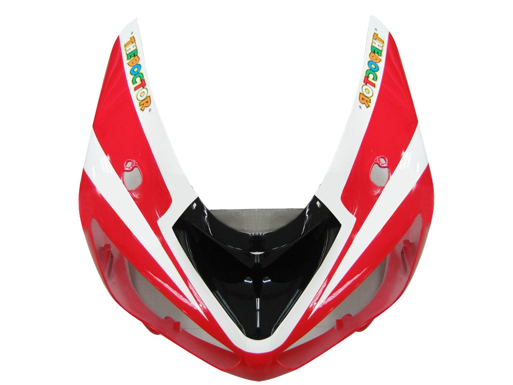 2005-2006 Kawasaki ZX6R 636 Amotopart Fairings Red White Black Ninja Racing Customs Fairing