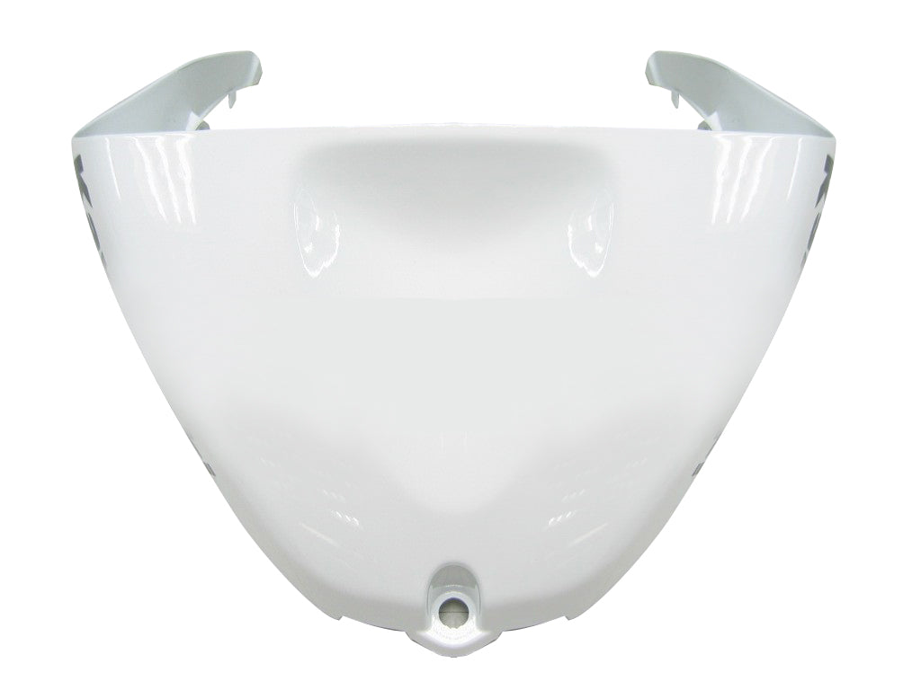 2005-2006 Kawasaki ZX6R 636 Amotopart Fairings White ZX6R Ninja Racing Customs Fairing