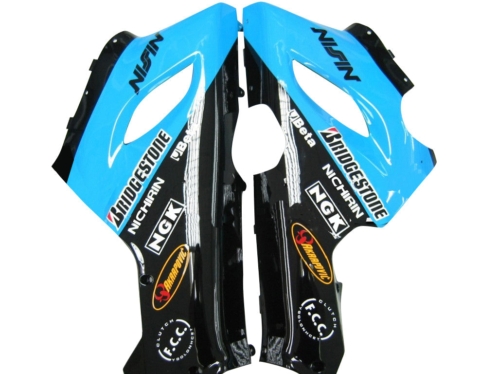 2005-2006 Kawasaki ZX6R 636 Amotopart Fairings Blue Black Ninja Racing Customs Fairing