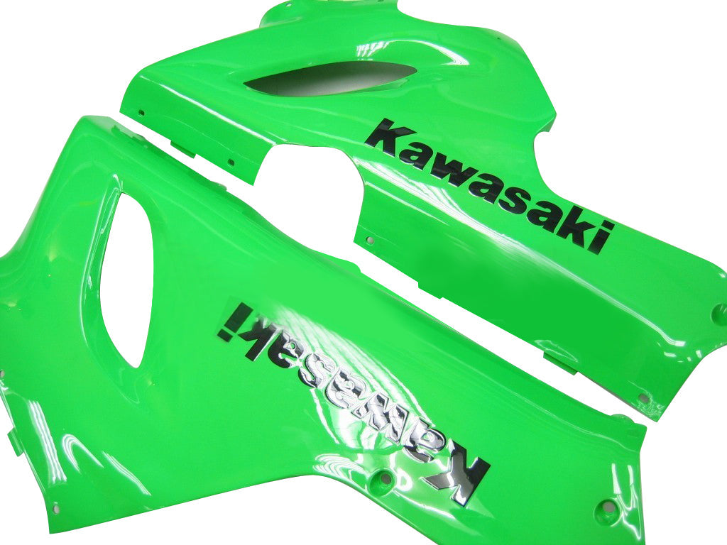 2005-2006 Kawasaki ZX6R 636 Amotopart Fairings Green Ninja Racing Customs Fairing