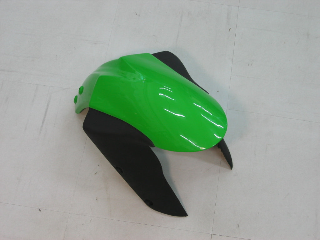 2005-2006 Kawasaki ZX6R 636 Amotopart Fairings Green Black Ninja Racing Customs Fairing