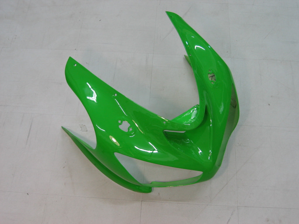 2005-2006 Kawasaki ZX6R 636 Amotopart Fairings Green Black Ninja Racing Customs Fairing