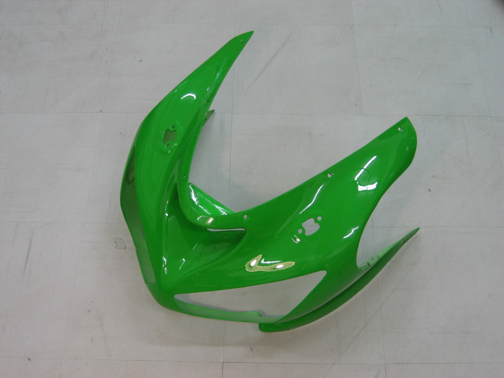 2005-2006 Kawasaki ZX6R 636 Amotopart Fairings Green Black Ninja Racing Customs Fairing