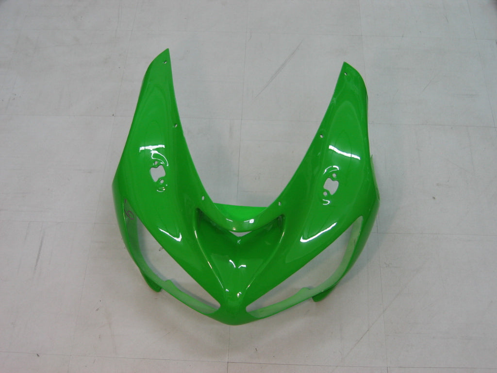 2005-2006 Kawasaki ZX6R 636 Amotopart Fairings Green Black Ninja Racing Customs Fairing