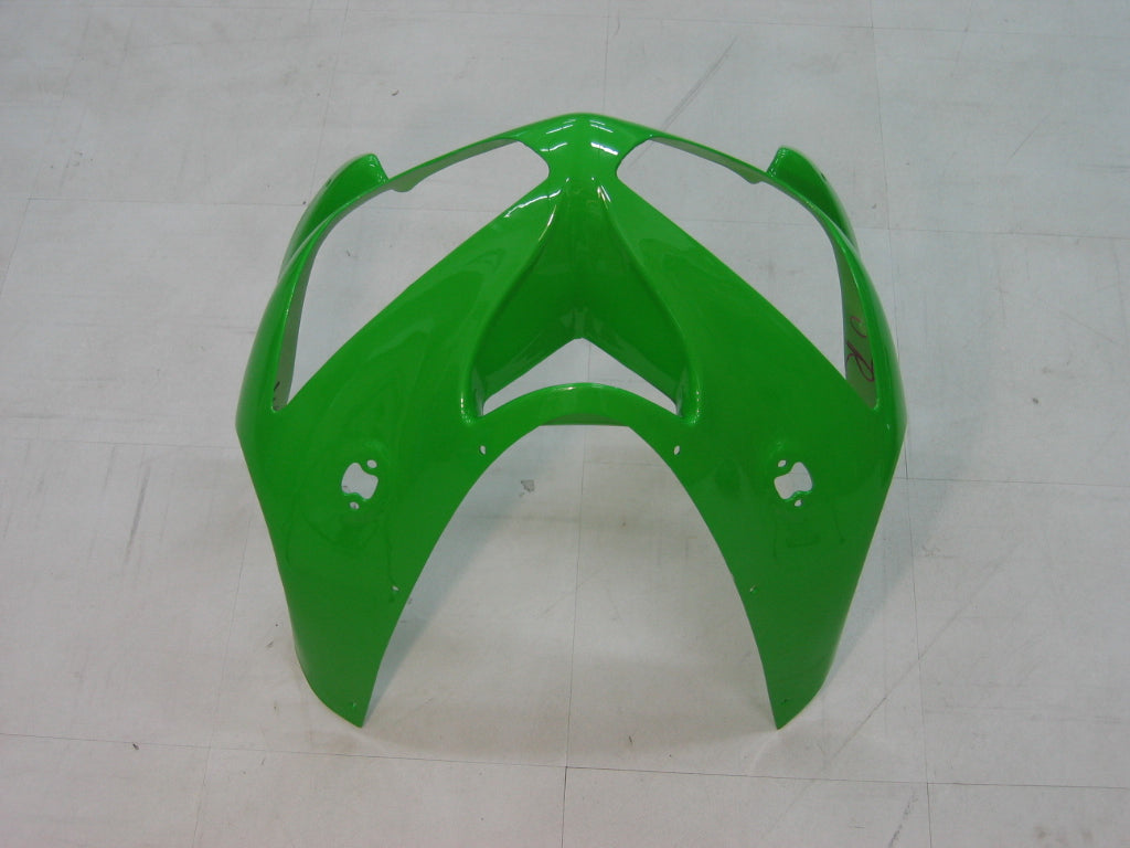 2005-2006 Kawasaki ZX6R 636 Amotopart Fairings Green Black Ninja Racing Customs Fairing