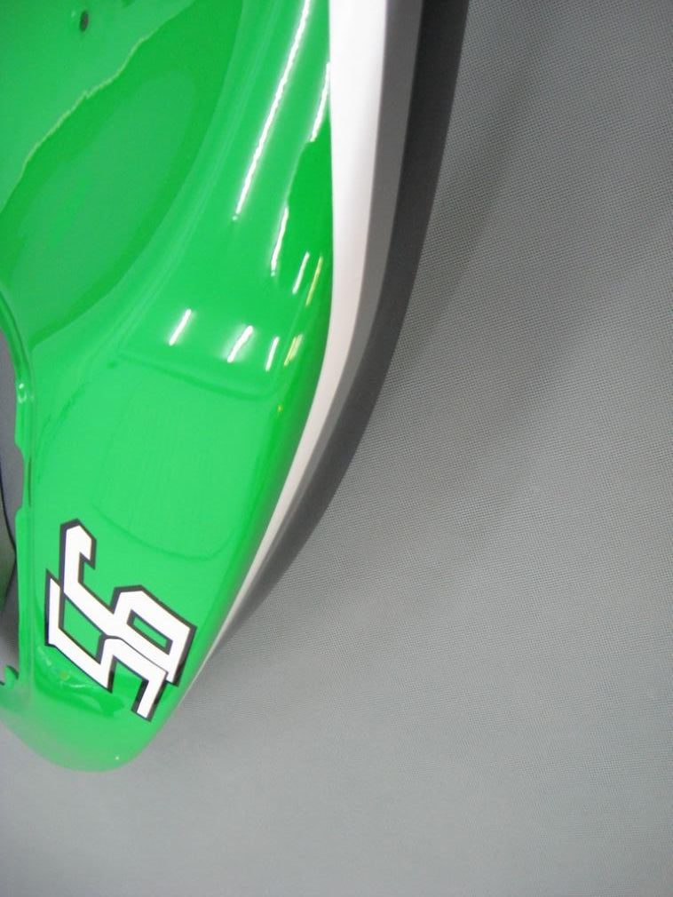 2005-2006 Kawasaki ZX6R 636 Amotopart Fairings Green Black No.56 Nakano Racing Customs Fairing