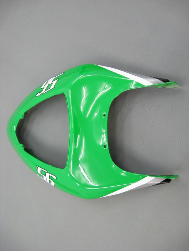 2005-2006 Kawasaki ZX6R 636 Amotopart Fairings Green Black No.56 Nakano Racing Customs Fairing